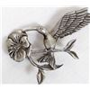 Image 1 : Mississippi Estate Pewter Hummingbird Pin