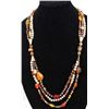 Image 1 : Hand Beaded 3 Strand Necklace by Kills Thunder