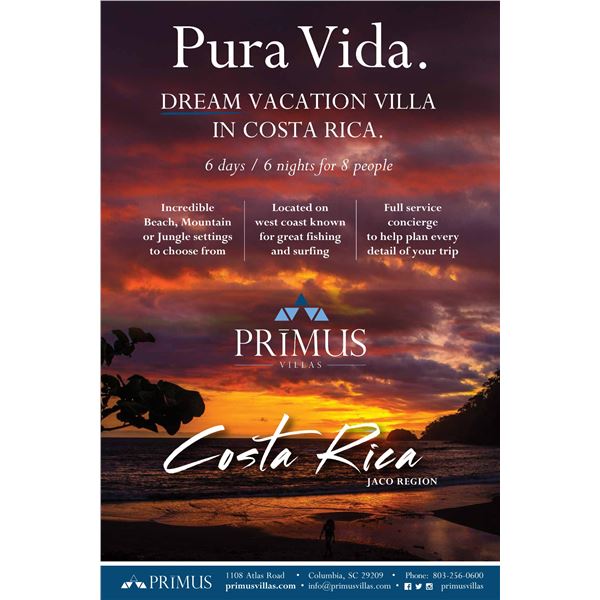 Costa Rica Vacation for up to 8