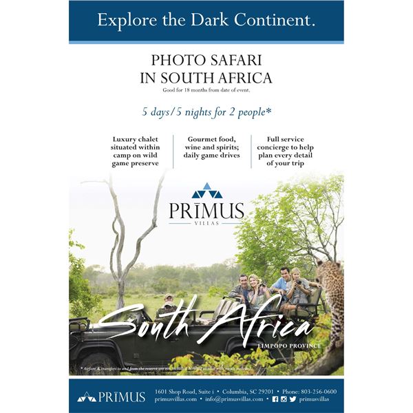 South African Photo Safari for 2