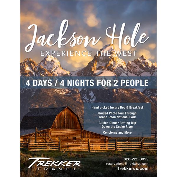 Jackson Hole, Wyoming Vacation for 2