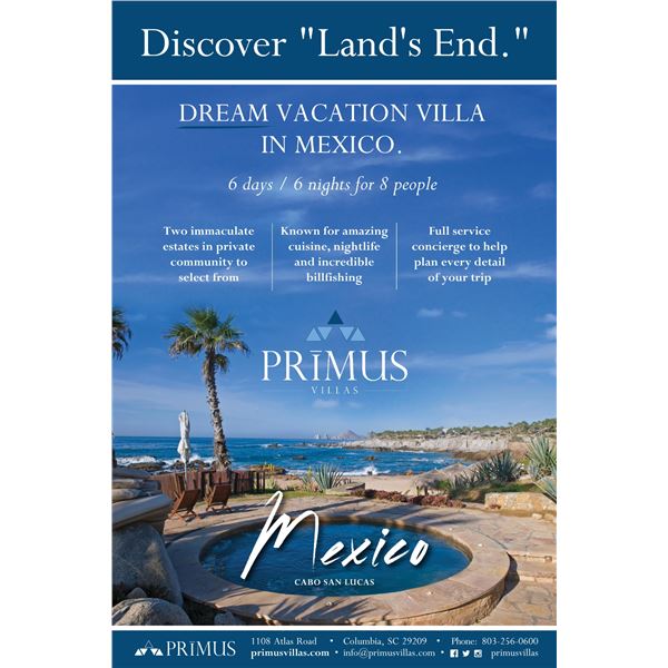 Cabo San Lucas Vacation for up to 8