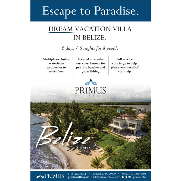 Placencia, Belize Vacation for up to 8