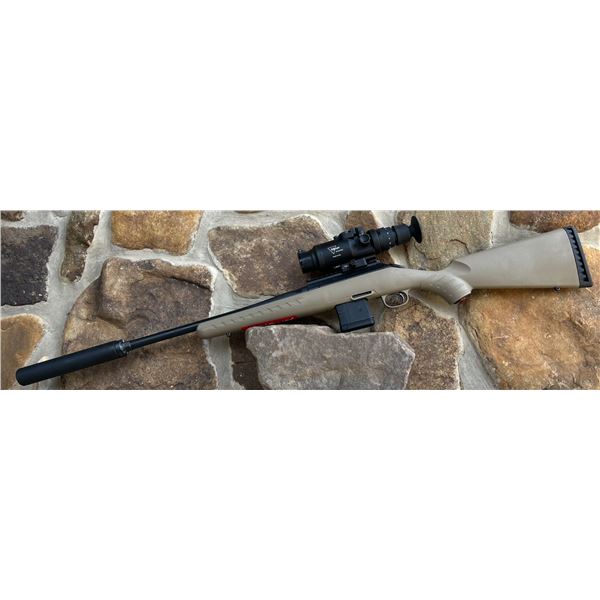 Ruger Rifle, Thermal Scope, AAC Suppressor