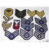 Image 1 : #226 LARGE LOT AMERICAN AIR FORCE + ARMY RANK