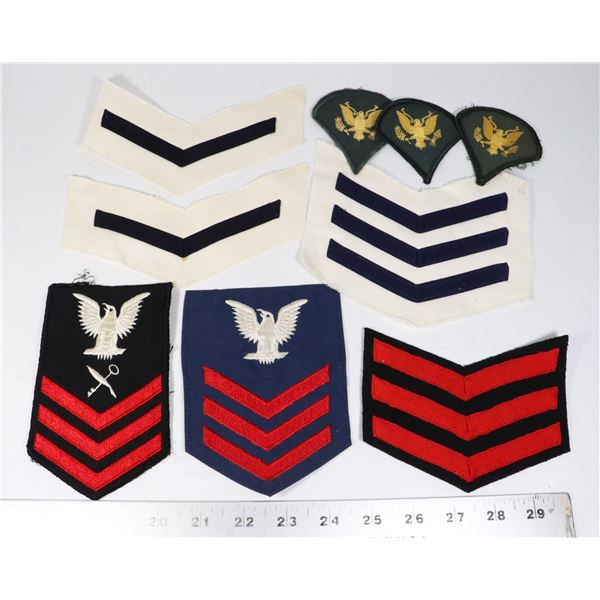 #228  LARGE LOT AMERICAN  ARMY MILITARY RANK