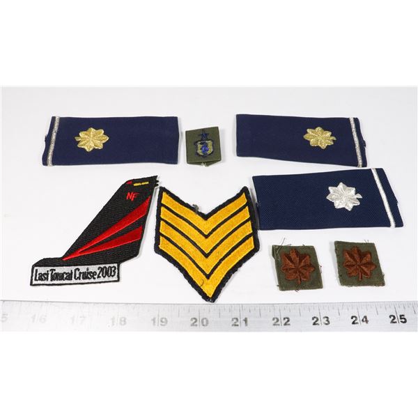 #232 LOT OF AMERICAN RANK INSIGNIA CLOTH