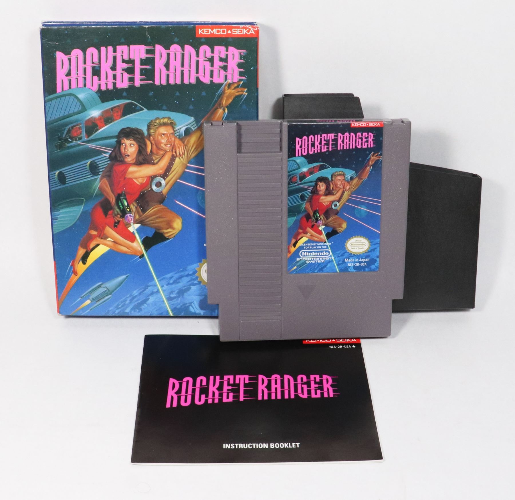 #454 NINTENDO NES BOXED ROCKET RANGER GAME