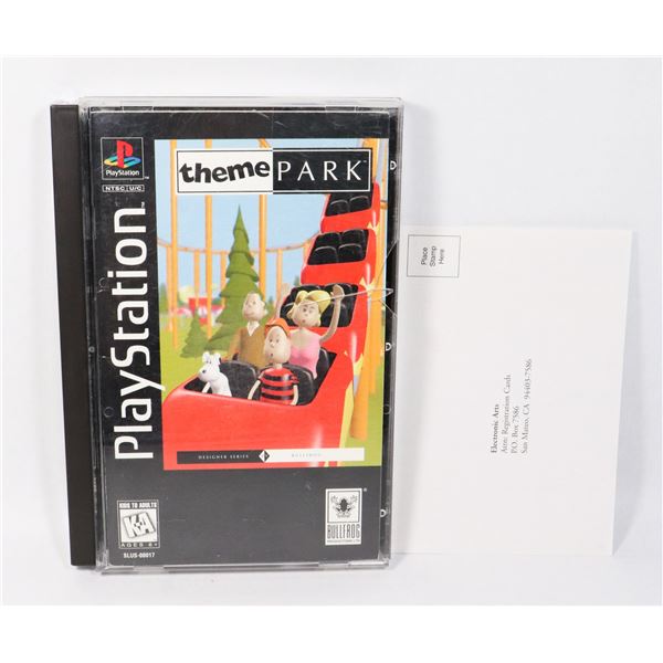 #531 PLAYSTATION GAME THEME PARK CIB 1995