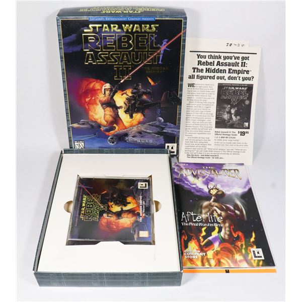 #533 BOXED PC GAME STAR WARS REBEL ASSAULT II