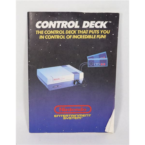 #537 VINTAGE NINTENDO NES SYSTEM CONTROL