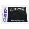 Image 1 : #542 VINTAGE GAME BOY ALLEYWAY GAME INSTRUCTION