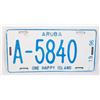 Image 1 : #629 ARUBA 1996 ONE HAPPY ISLAND A-5840 LICENSE