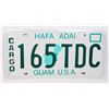 Image 1 : #636 GUAM U.S.A. CARGO 165TDC LICENSE PLATE