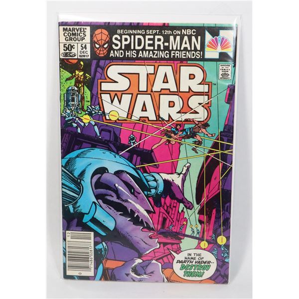 #789 MARVEL COMICS STAR WARS #54 1981 NEWSSTAND