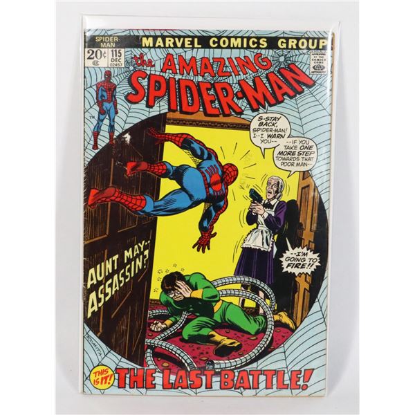 #878 MARVEL COMICS AMAZING SPIDERMAN #115 1972