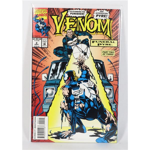 #945 MARVEL COMICS VENOM FUNERAL PYRE #2 1993