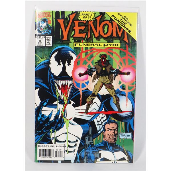 #946 MARVEL COMICS  VENOM FUNERAL PYRE #3 1993