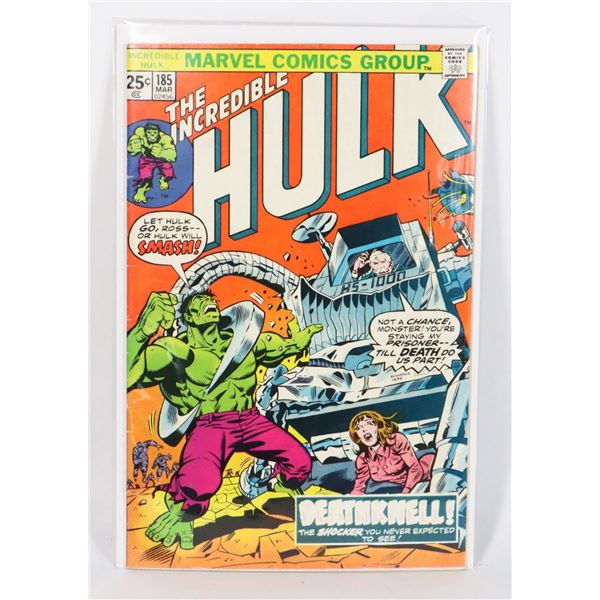 #981  MARVEL COMICS THE INCREDIBLE HULK #185