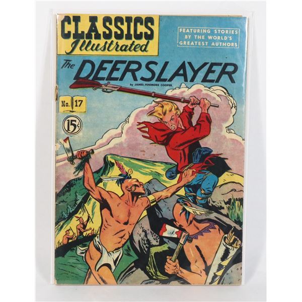 #1044 CLASSICS ILLUSTRATED #17 THE DEERSLAYER