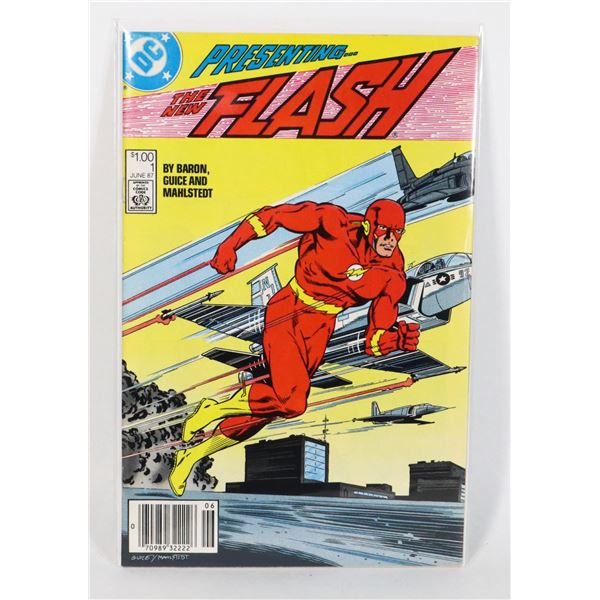 #1143 DC DETECTIVE COMICS THE NEW FLASH #1 1987