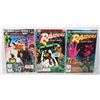 Image 1 : #1272 LOT OF 3 RAIDERS OF THE LOST ARK 1981 #1-#3