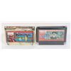 LOT OF 2 JAPANESE NINTENDO FAMICOM GAMES