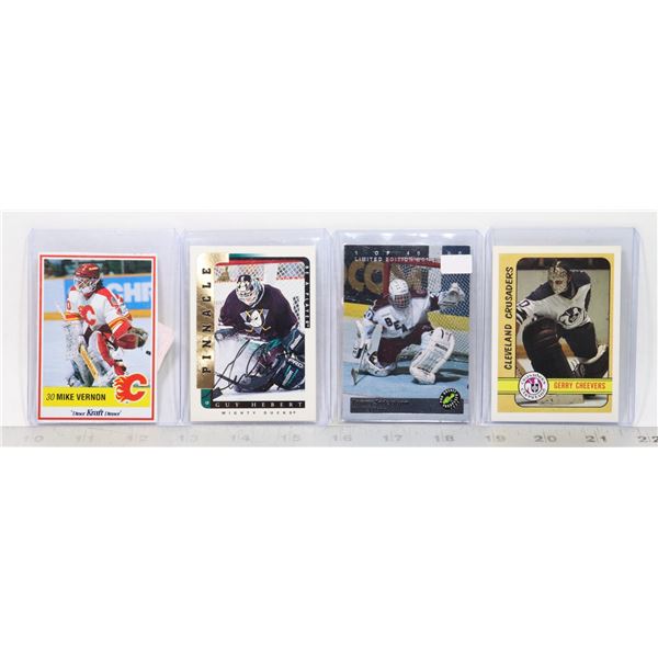 LOT OF 4 HOCKEY CARDS