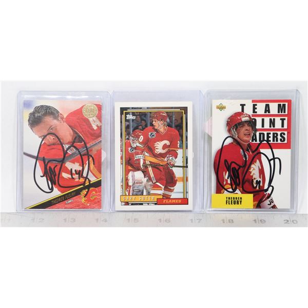 LOT OF 3 HOCKEY CARDS