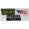 Image 1 : LOT OF 3 LICENSE PLATE