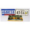 Image 1 : LOT OF 3 LICENSE PLATE