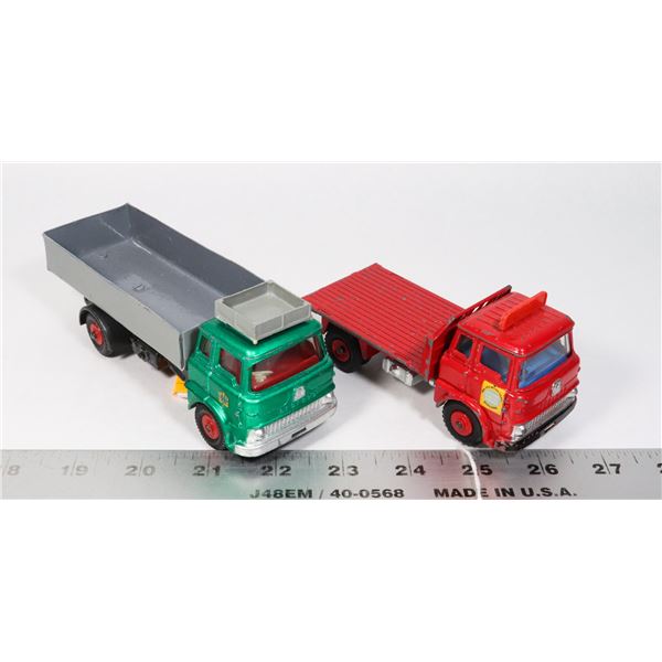 LOT OF 2 DINKY TOYS  TRUCK