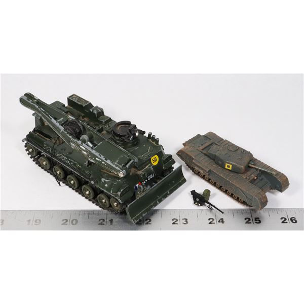 LOT OF 2 CORGI TOYS  TANK