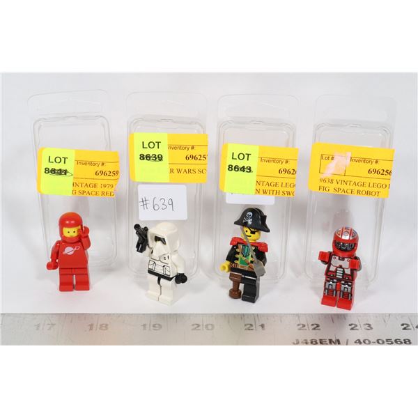 LOT OF 4 LEGO FIGURES