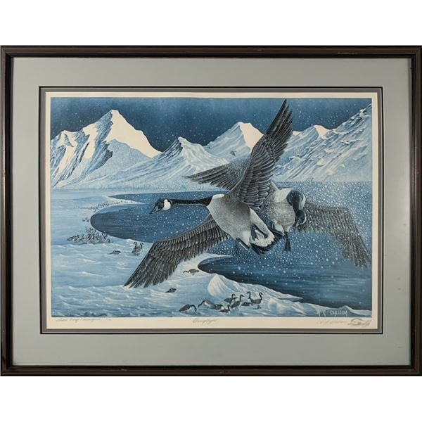 A. G. Chelsom's "Overflight" AP Remarqued Limited Edition Print