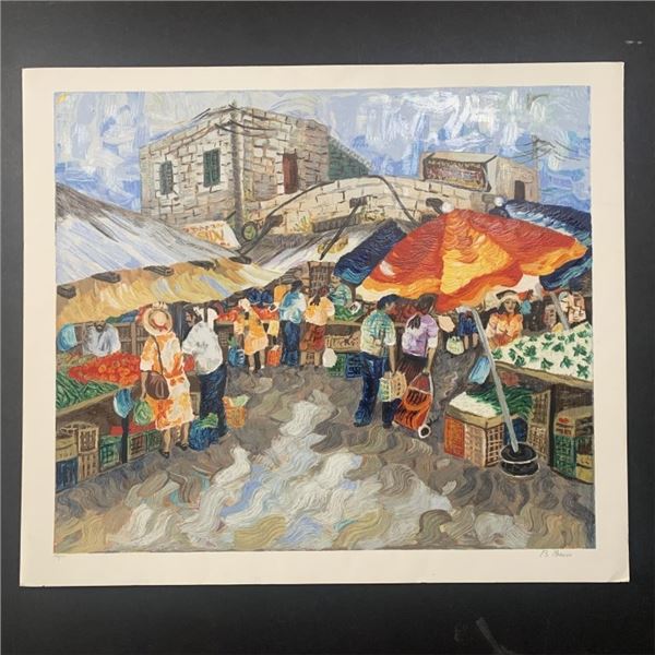 B. Marcus's  Market Square  Limited Edition Print