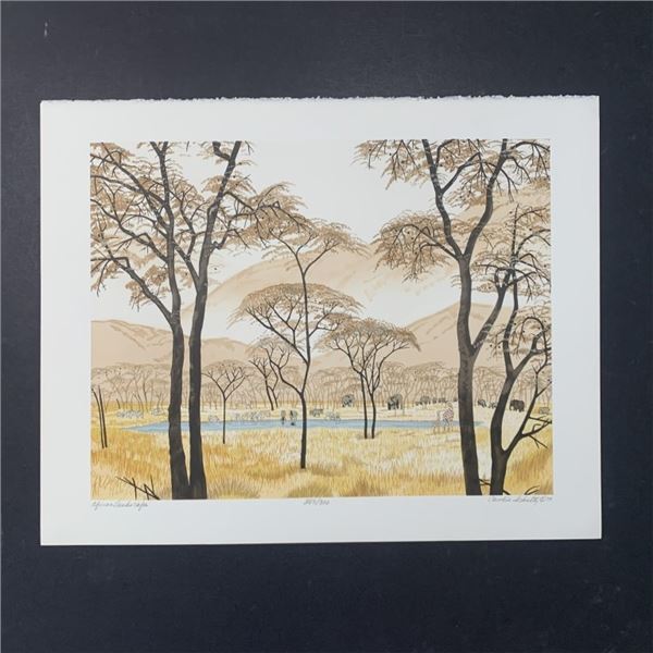 Caroline Schultz's "African Landscape" Limited Edition Print