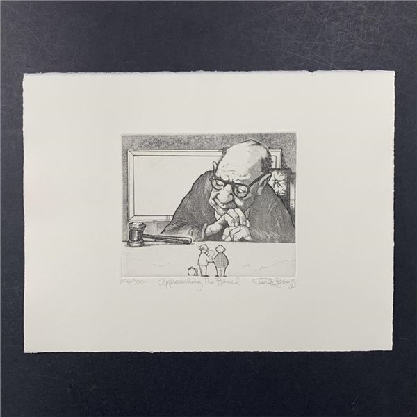 Charles Lynn Bragg's "Approaching the Bench" Limited Edition Print