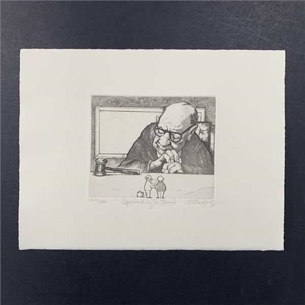 Charles Lynn Bragg's "Approaching the Bench" Limited Edition Print