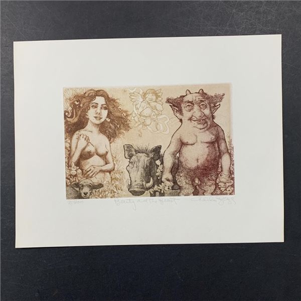 Charles Lynn Bragg's "Beauty and the Beast" Limited Edition Print