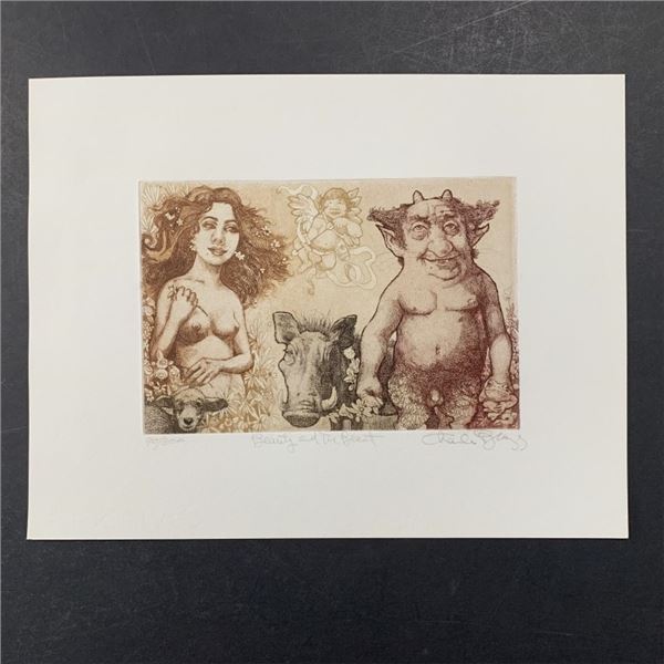 Charles Lynn Bragg's "Beauty and the Beast" Limited Edition Print