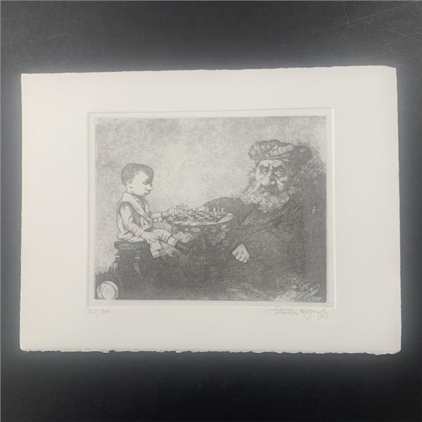 Charles Lynn Bragg's "Chess Game" Limited Edition Print