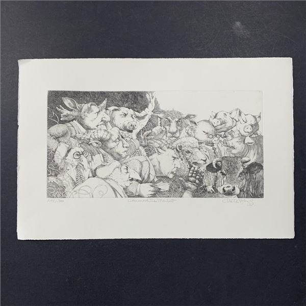 Charles Lynn Bragg's "Commodities Market" Limited Edition Print