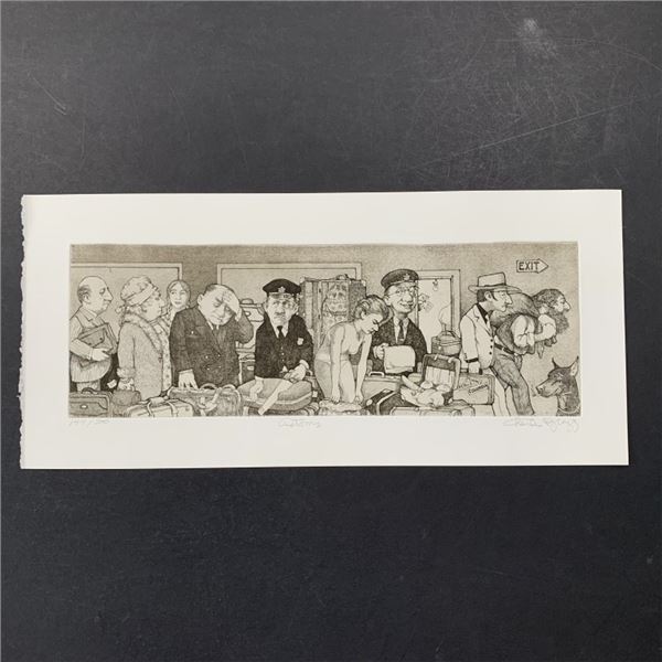 Charles Lynn Bragg's "Customs" Limited Edition Print