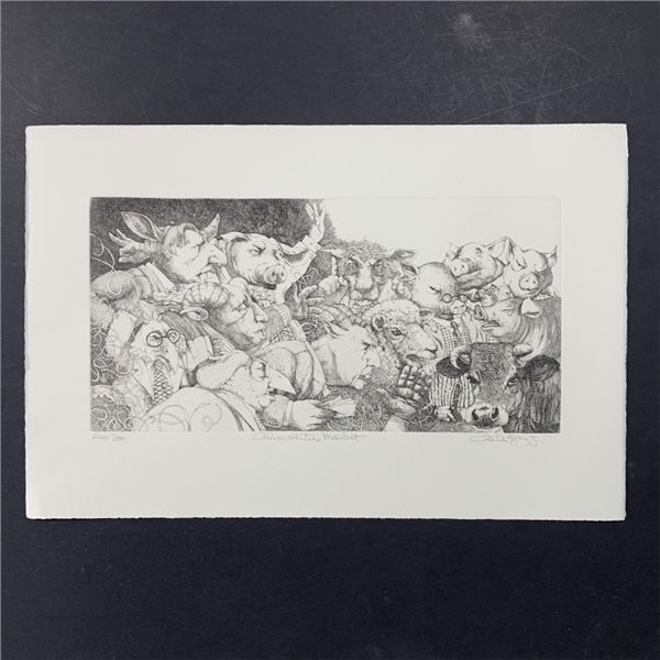 Charles Lynn Bragg's "Customs" Limited Edition Print