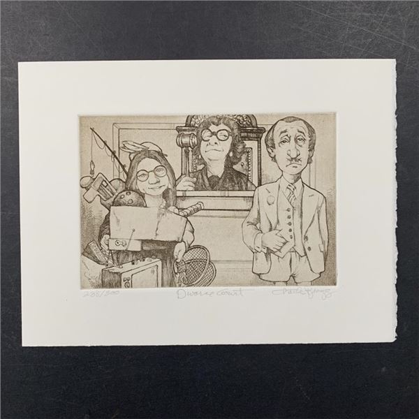 Charles Lynn Bragg's "Divorce Court" Limited Edition Print