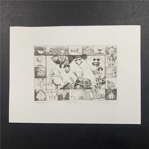 Charles Lynn Bragg's "Gluttony" Limited Edition Print