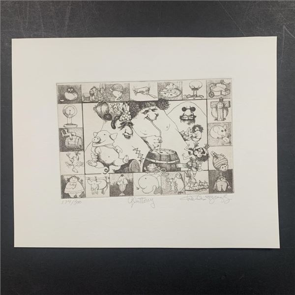 Charles Lynn Bragg's "Gluttony" Limited Edition Print