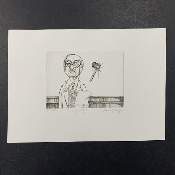 Charles Lynn Bragg's "Guilty" Limited Edition Print