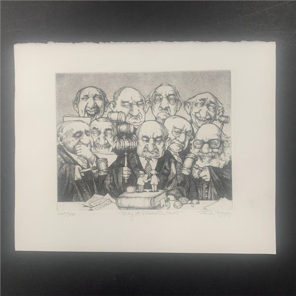 Charles Lynn Bragg's "May it Please the Court" Limited Edition Print